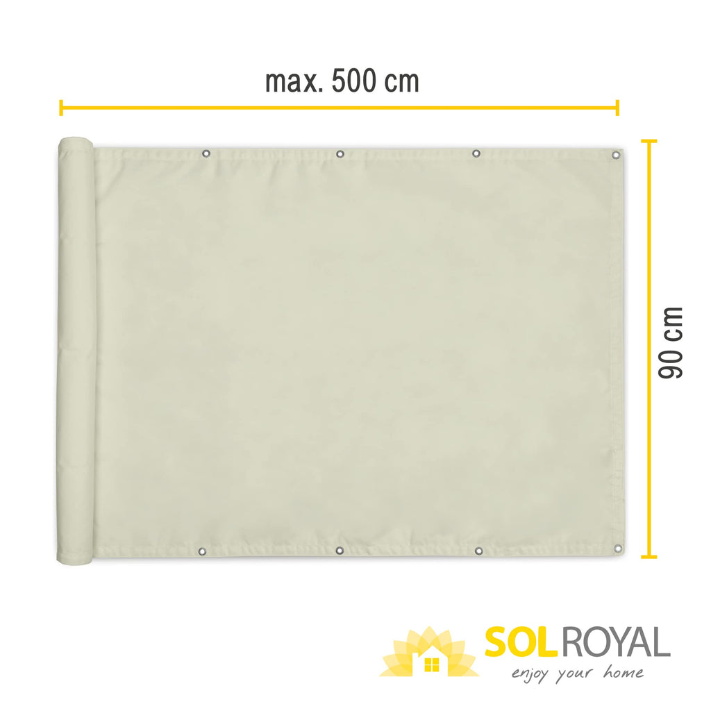 Sol Royal Balkon Sichtschutz PES SolVision PB2