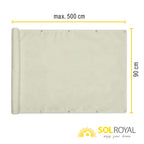 Sol Royal Balkon Sichtschutz PES SolVision PB2