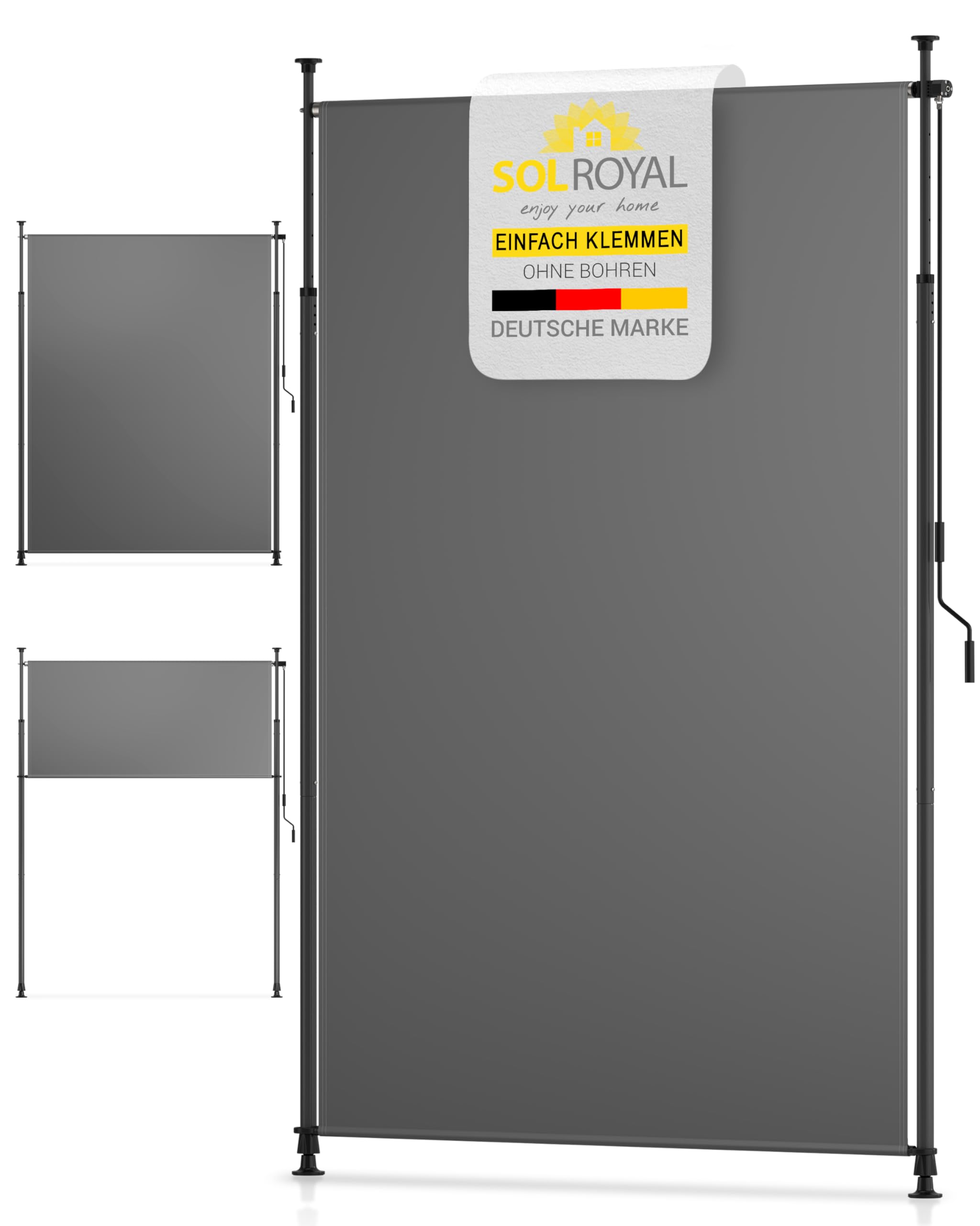 Sol Royal Klemmmarkise Senkrechtmarkise KM5