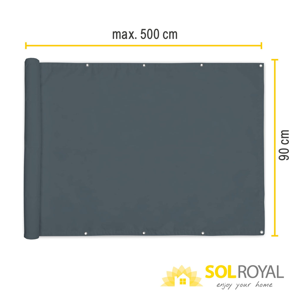 Sol Royal Balkon Sichtschutz PES SolVision PB2