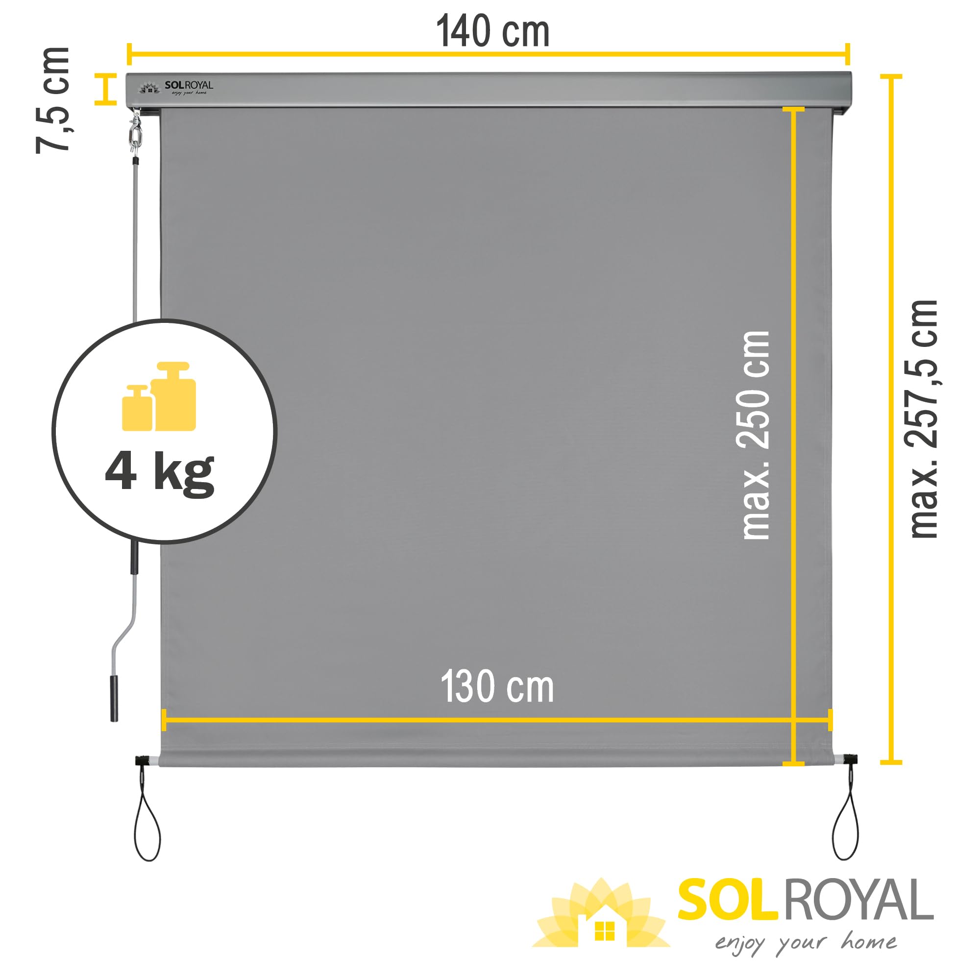 Sol Royal Senkrechtmarkise MS5