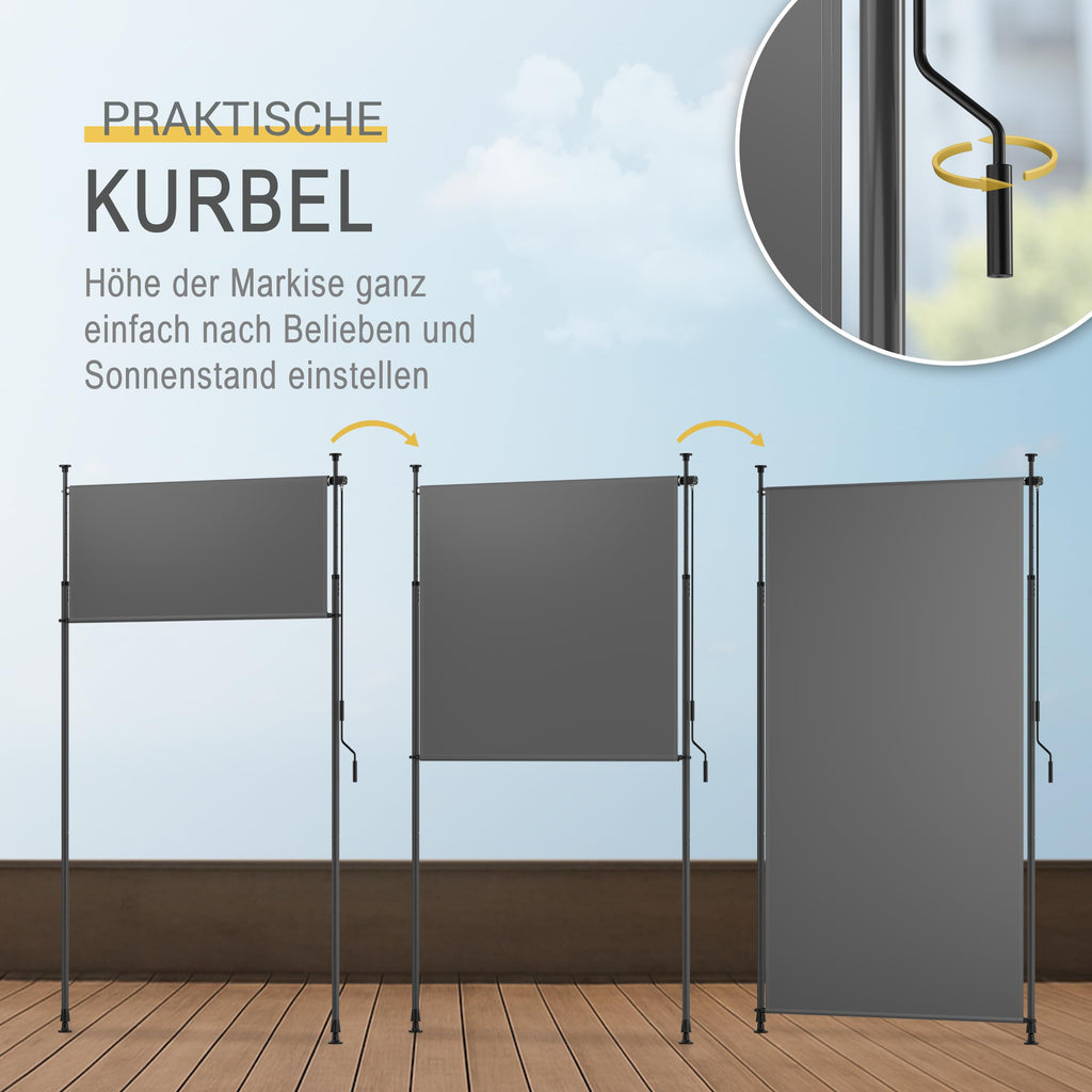 Sol Royal Klemmmarkise Senkrechtmarkise KM5