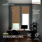 Thermorollo Rollo für Fenster ohne Bohren T42
