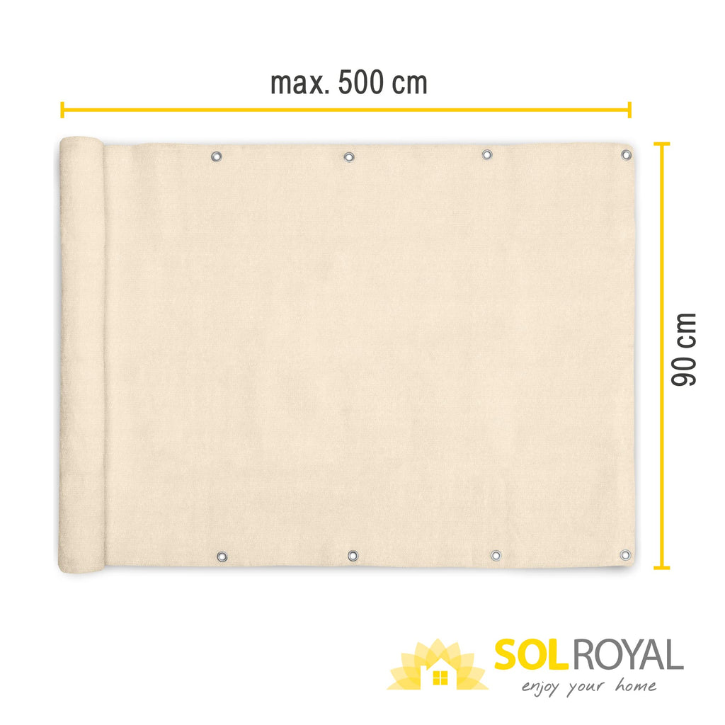 Sol Royal SolVision Balkon Sichtschutz HB2 HDPE