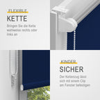 Thermorollo Rollo für Fenster ohne Bohren T42