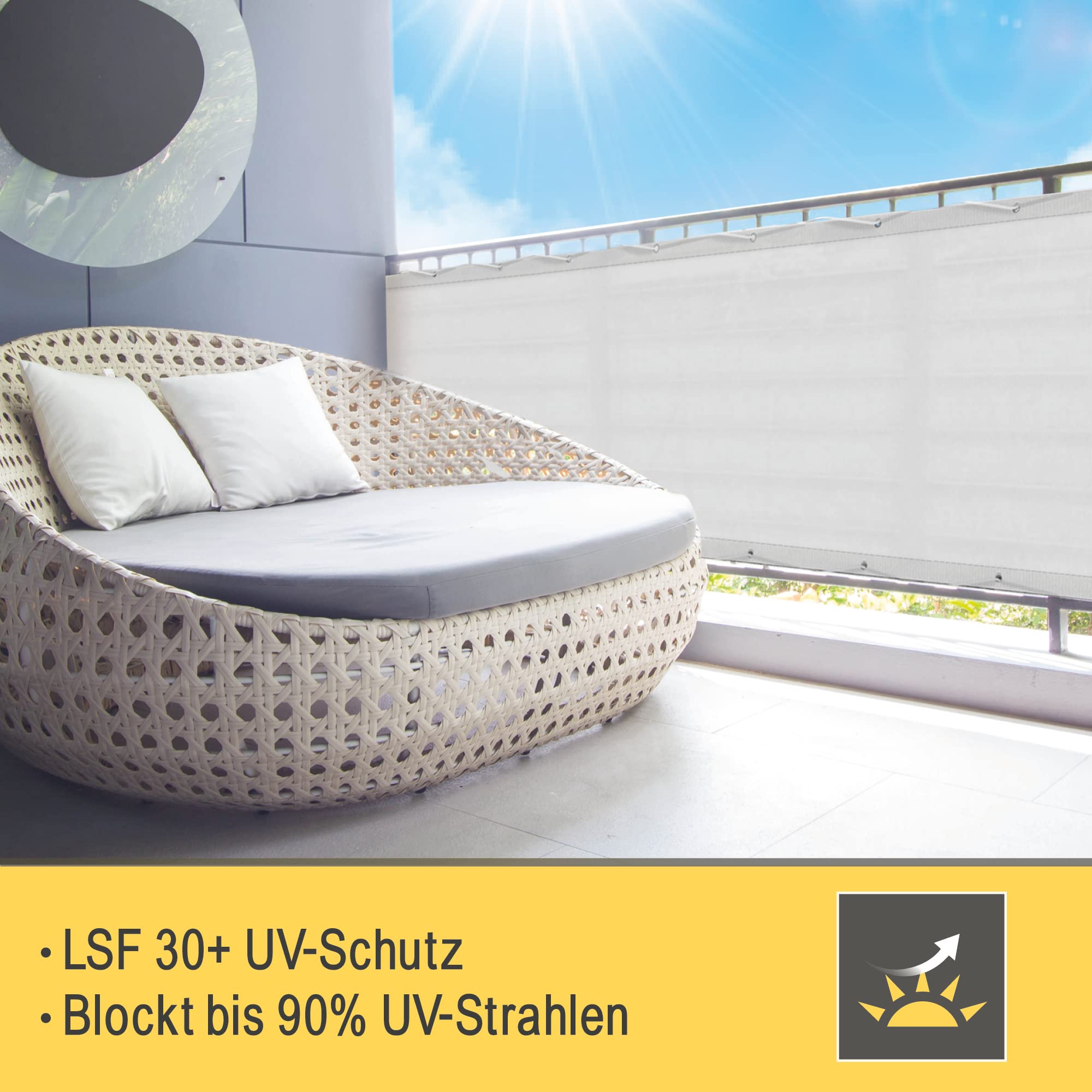 Sol Royal Balkon Sichtschutz PES SolVision PB2