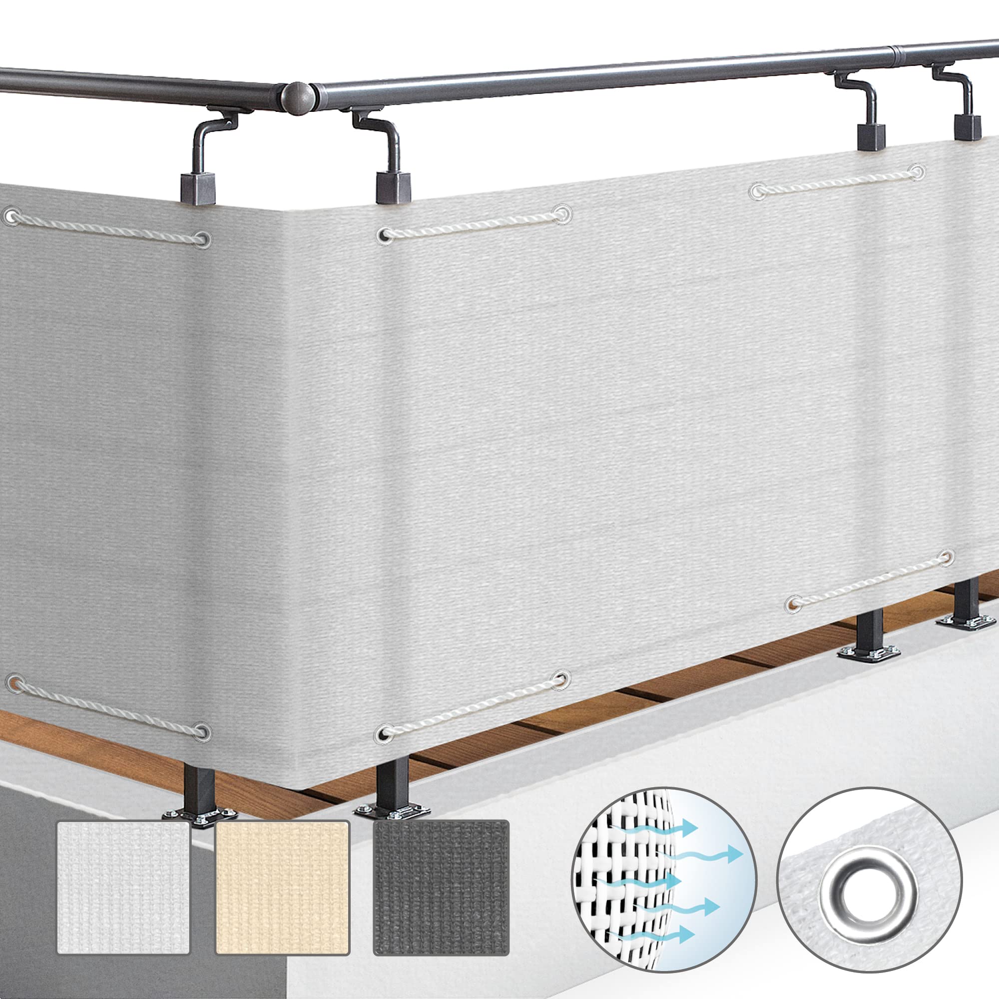 Sol Royal SolVision Balkon Sichtschutz HB2 HDPE