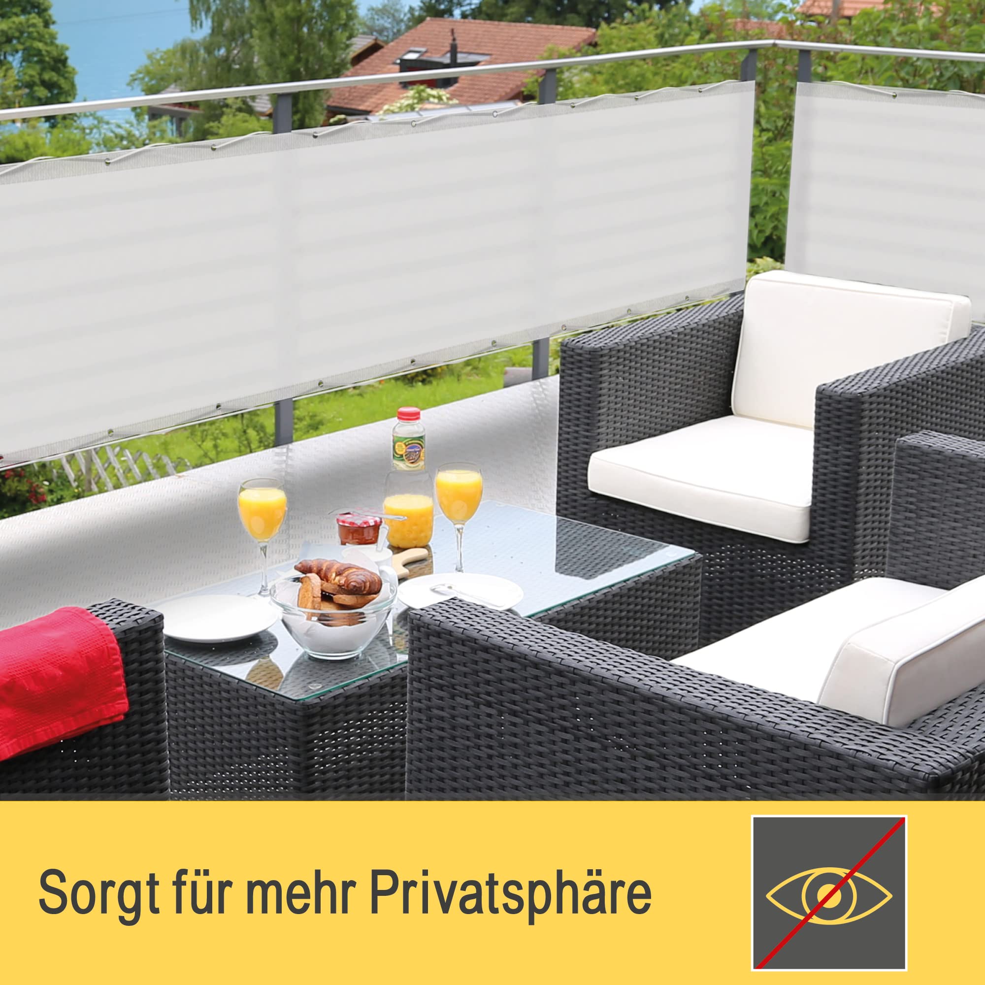 Sol Royal Balkon Sichtschutz PES SolVision PB2