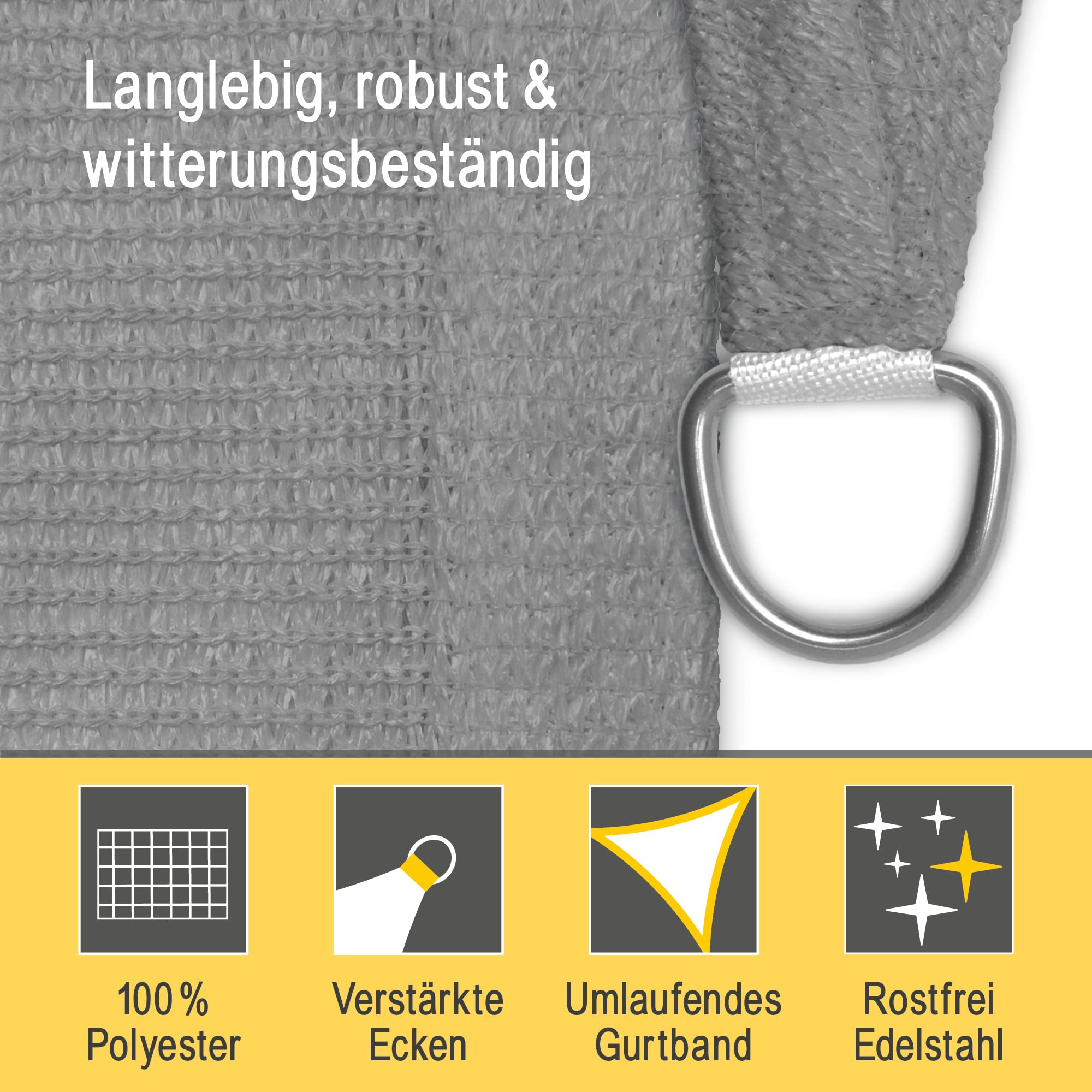 Sol Royal Sonnensegel Wasserdurchlässig HDPE HS9