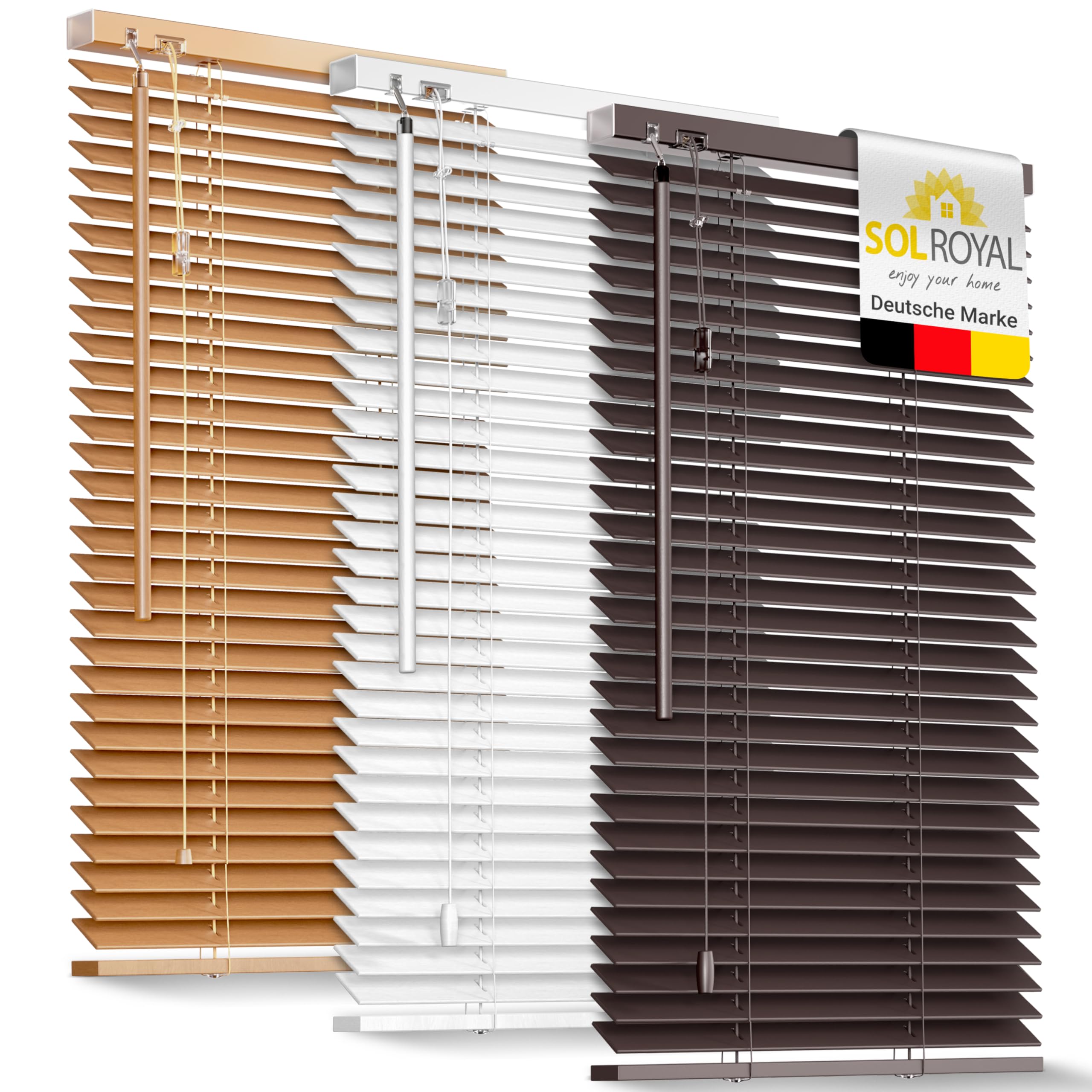 Sol Royal Holzjalousie SolDecor JH3 Jalousie aus Holz