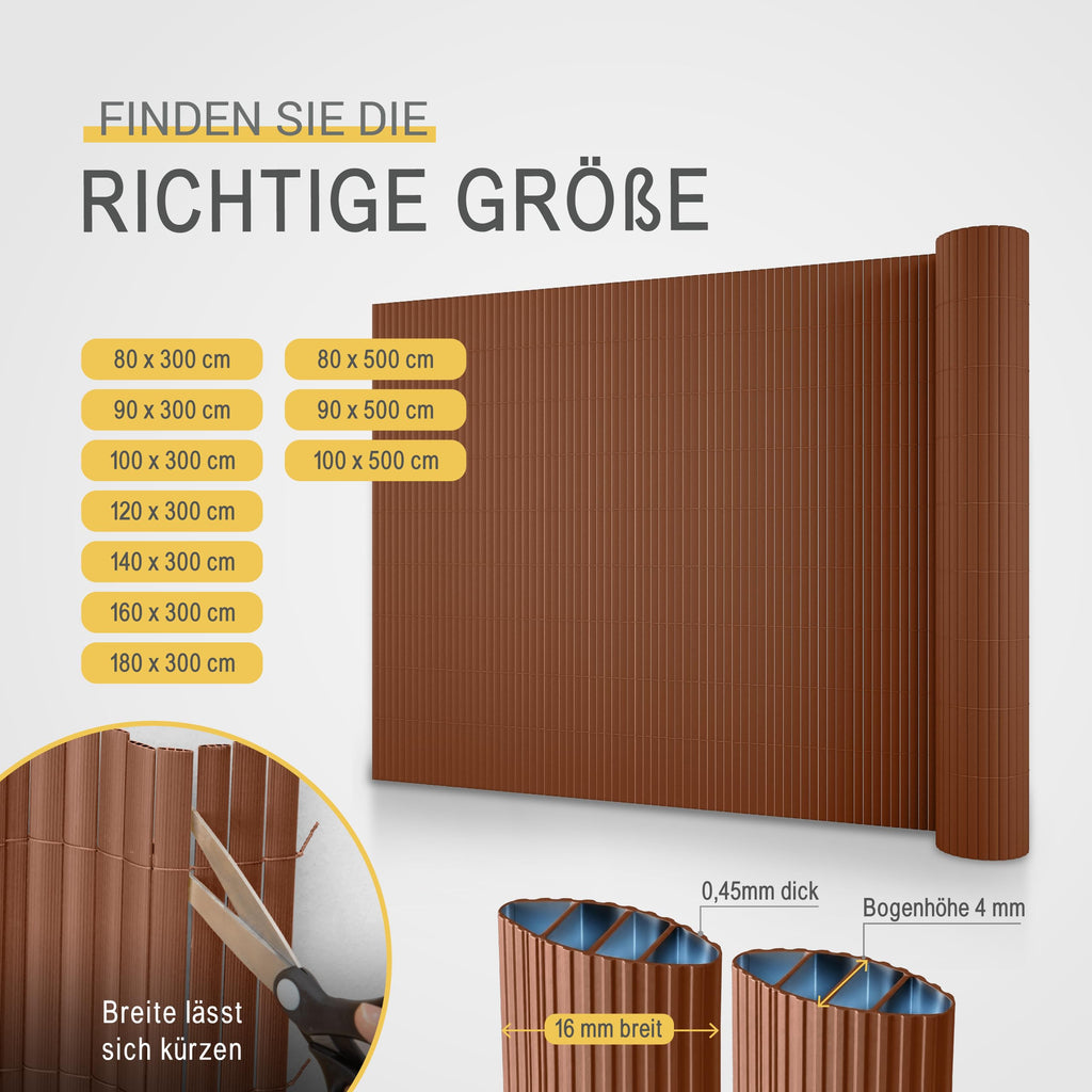 Sol Royal PVC Sichtschutzmatte Wetterfest