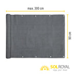 Sol Royal SolVision Balkon Sichtschutz HB2 HDPE