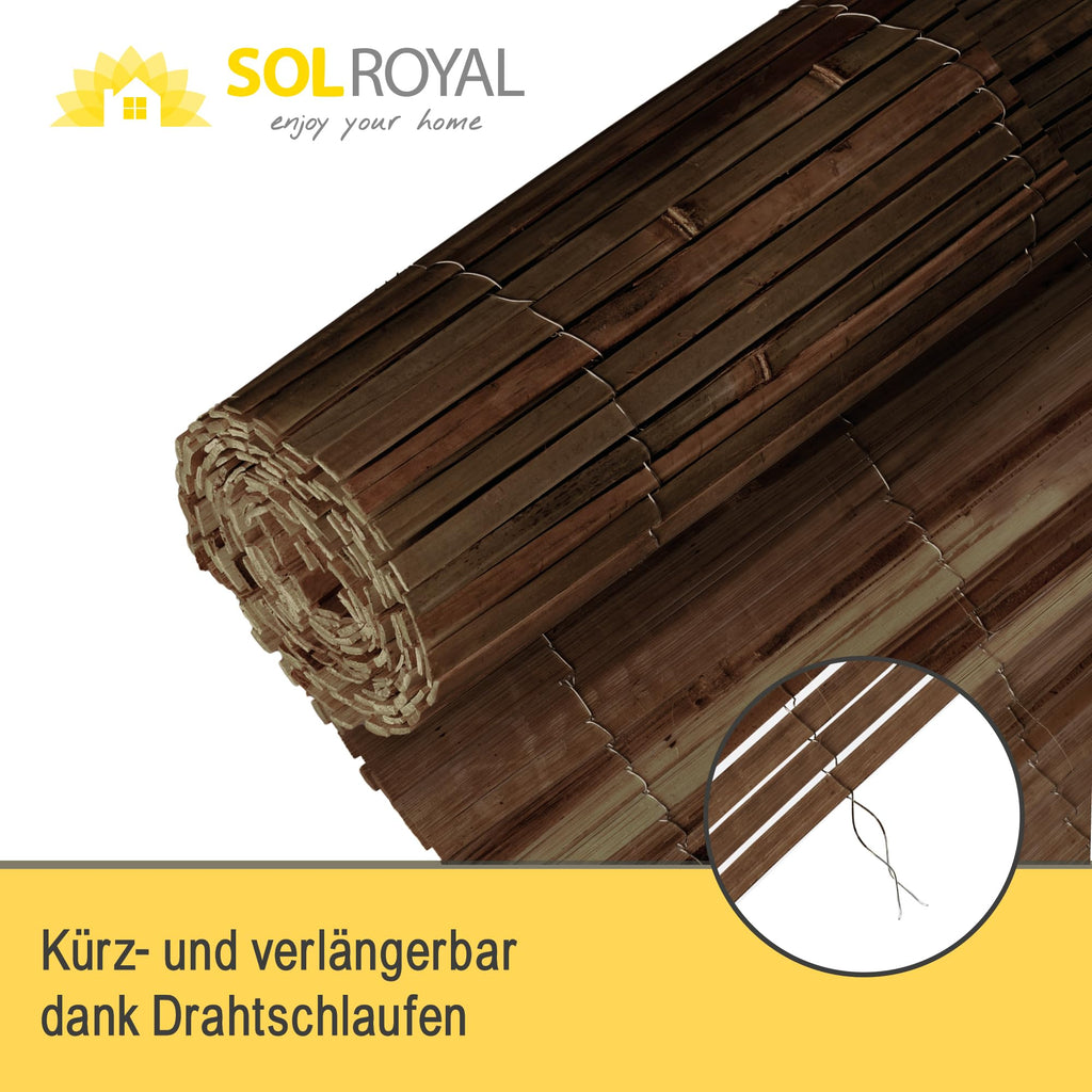 Sol Royal Split Bambus Sichtschutz - B55