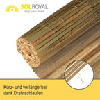 Sol Royal Split Bambus Sichtschutz - B55