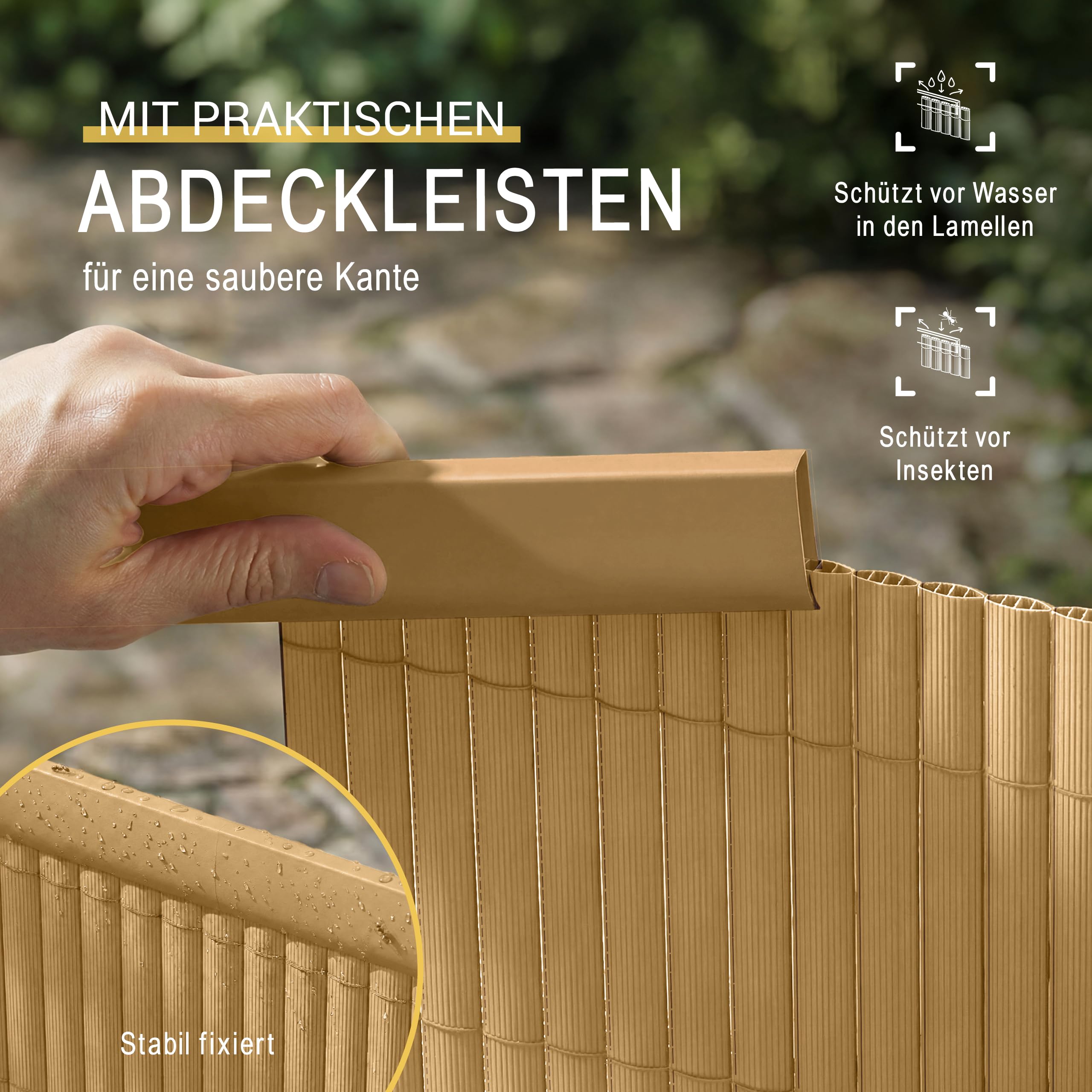 Sol Royal PVC Sichtschutzmatte Wetterfest