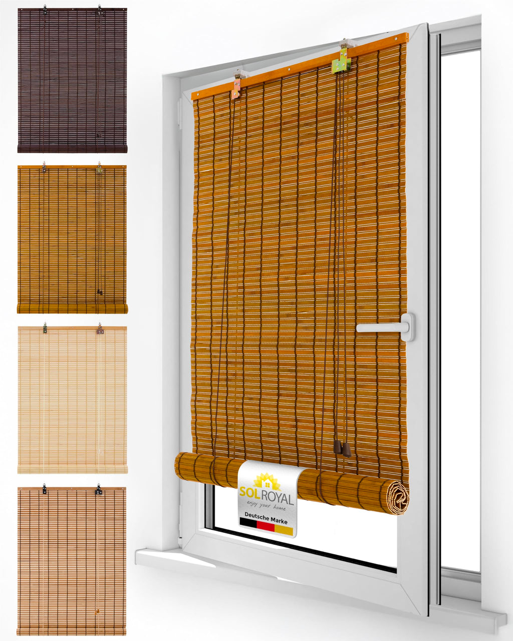 Sol Royal Bambus Rollo ohne Bohren BR7