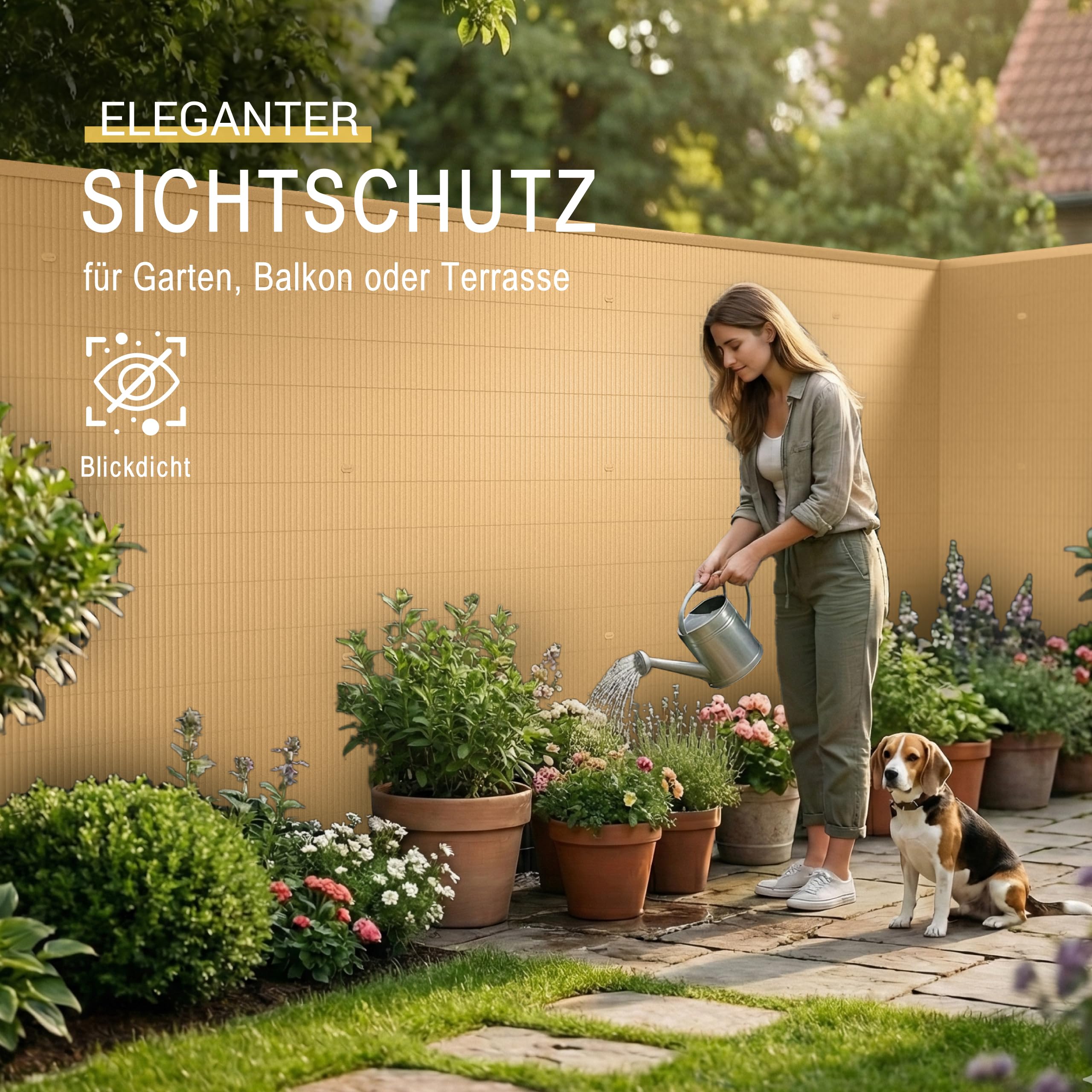 Sol Royal PVC Sichtschutzmatte Wetterfest