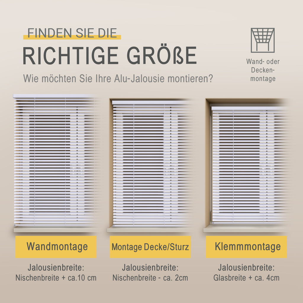 Sol Royal Alu Jalousien Fenster ohne Bohren – JA2