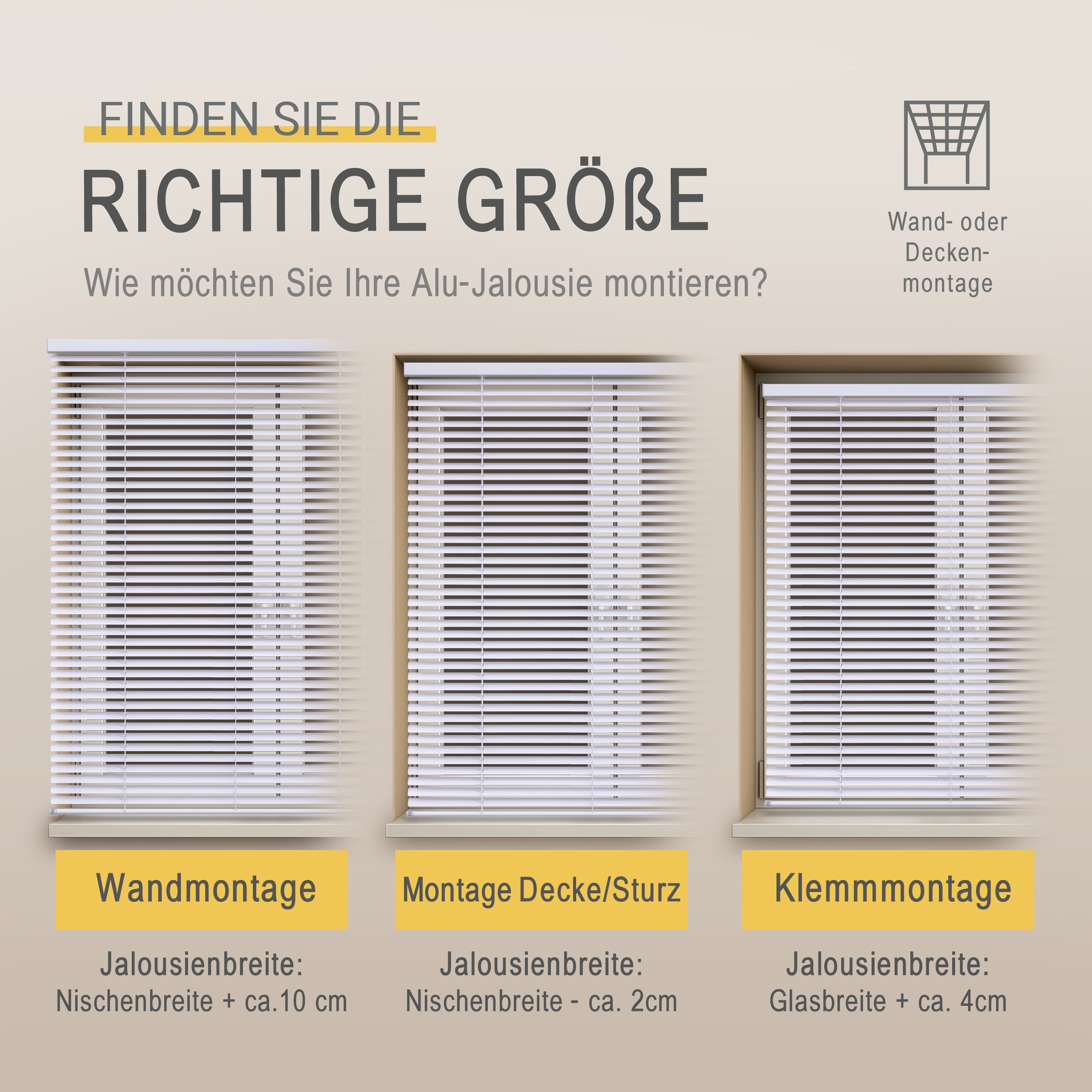 Sol Royal Alu Jalousien Fenster ohne Bohren – JA2