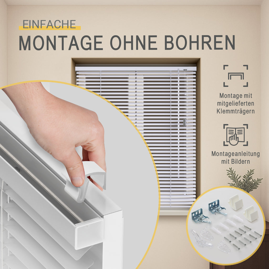 Sol Royal Alu Jalousien Fenster ohne Bohren – JA2