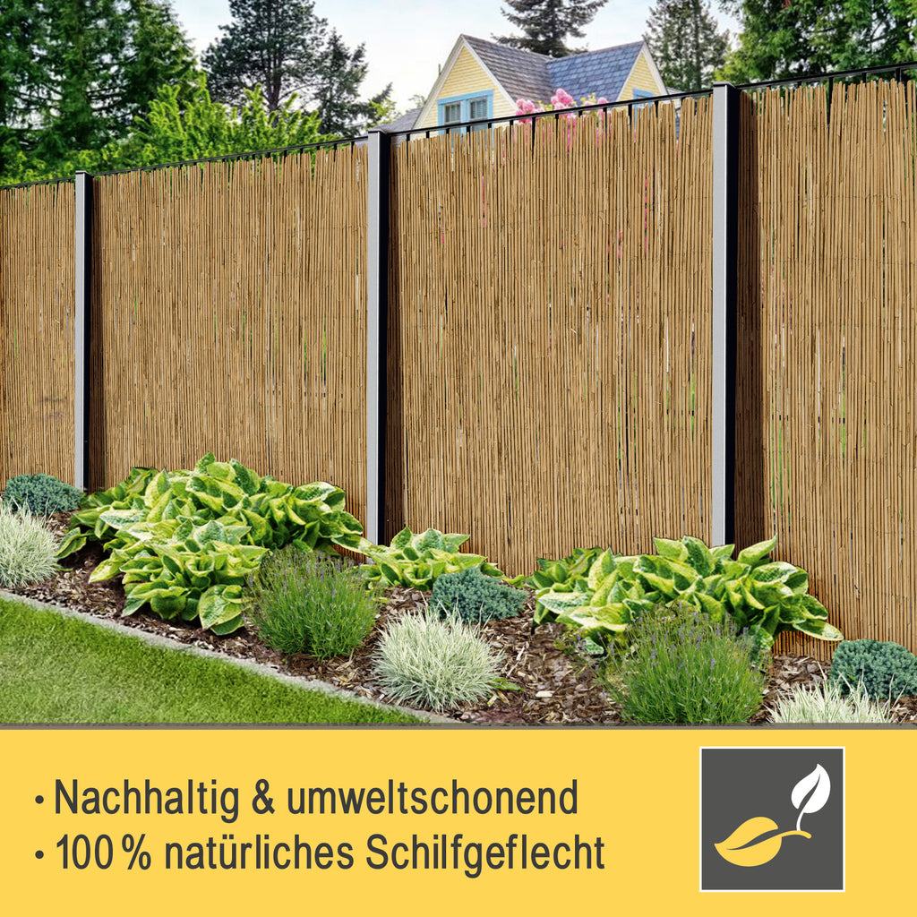 Sol Royal Schilfmatten Sichtschutz Zaun SolVision S36