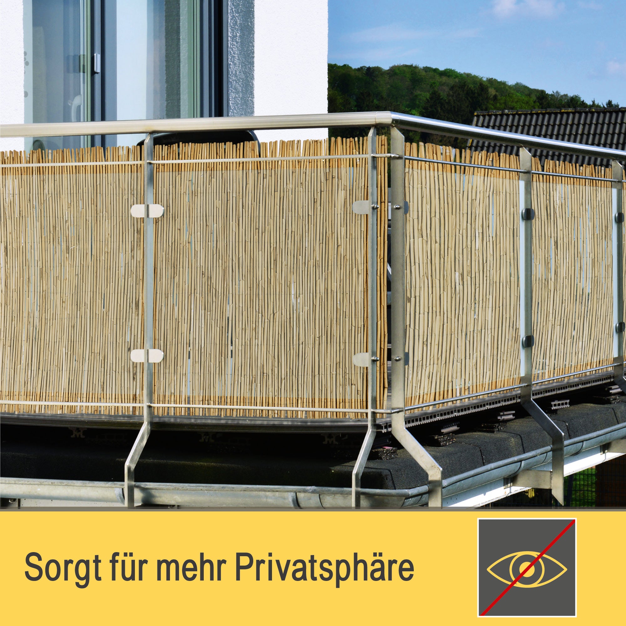 Sol Royal Schilfmatten Sichtschutz Zaun SolVision S36