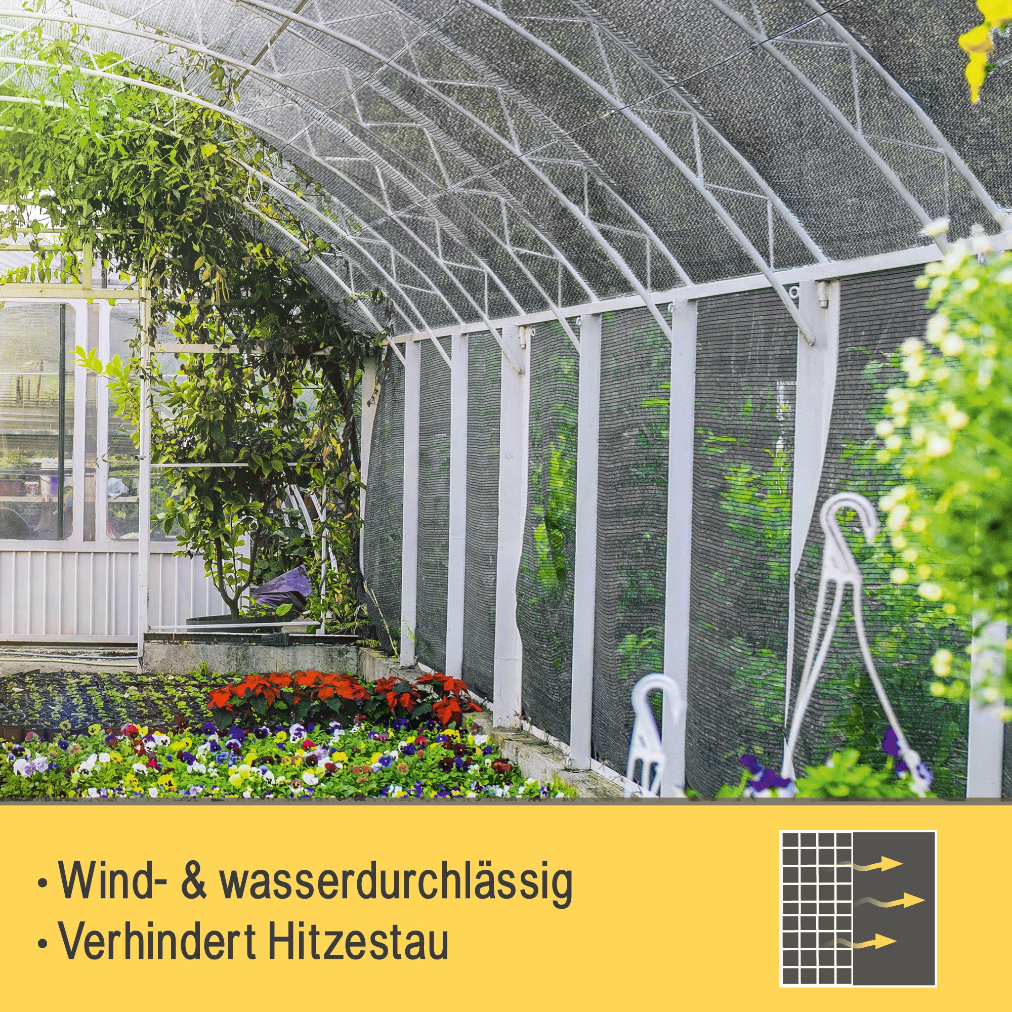 Sol Royal Schattennetz HDPE Sichtschutz SG80