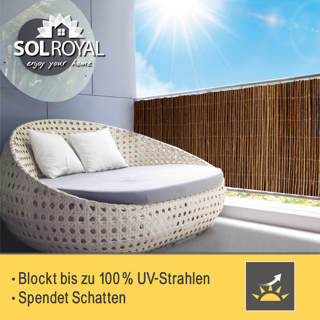Sol Royal Weidenmatte Sichtschutz SolVision W79